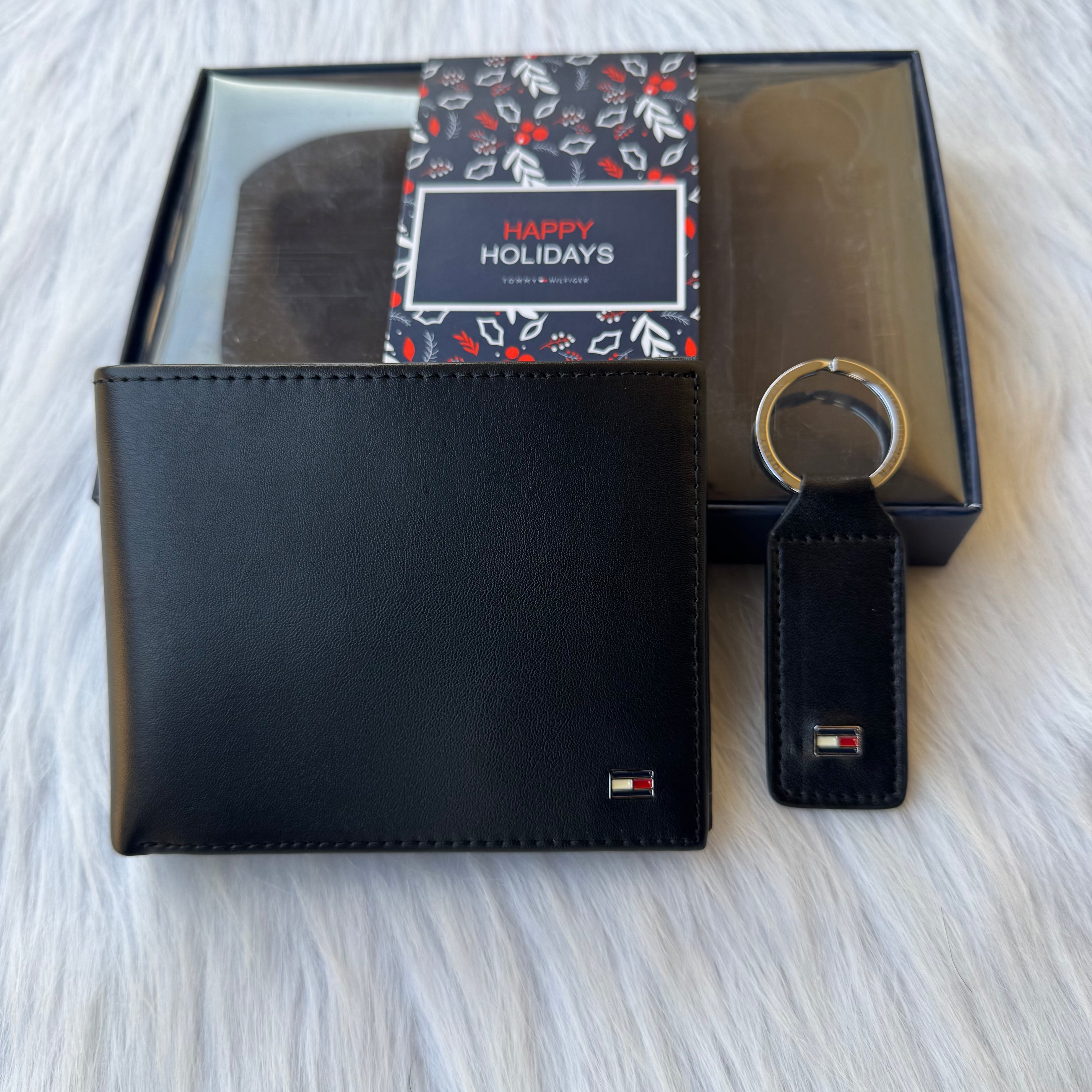 Tommy Hilfiger Set Wallet & Medal |Black|