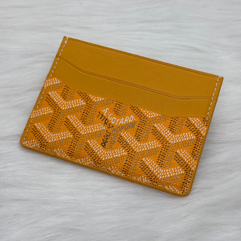 Goyard Card-Holder |Yellow|