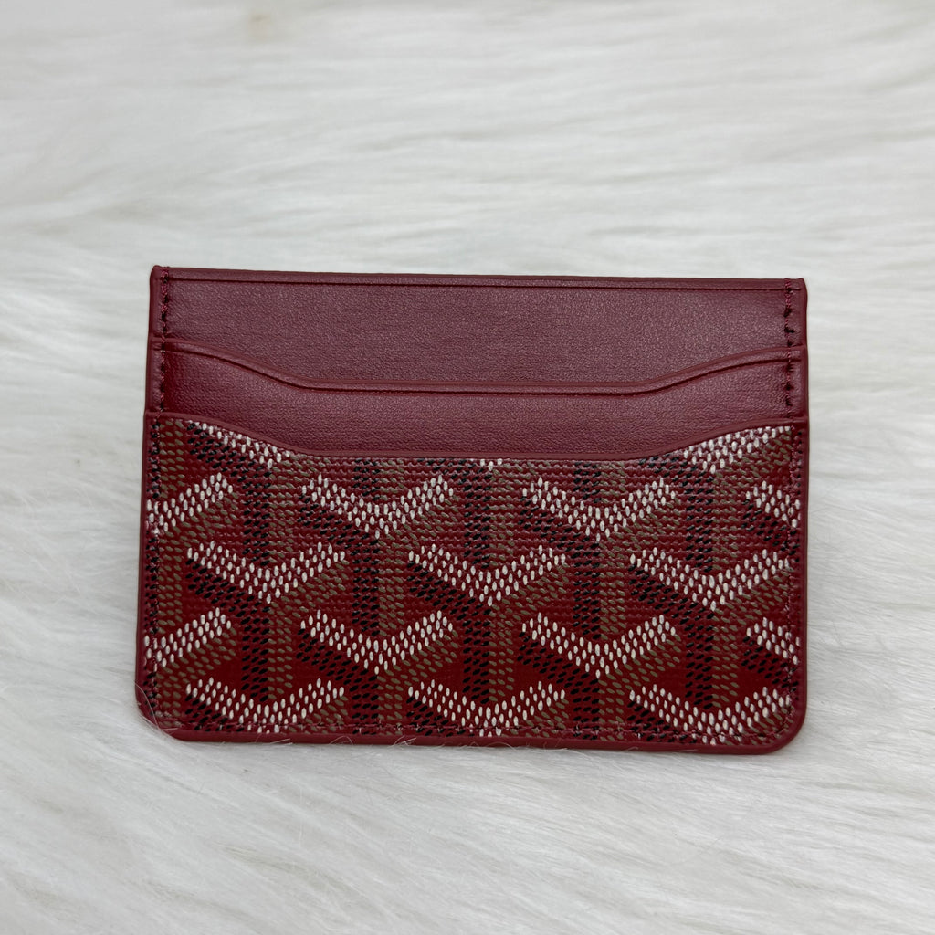 Goyard Card-Holder |Wine Red|
