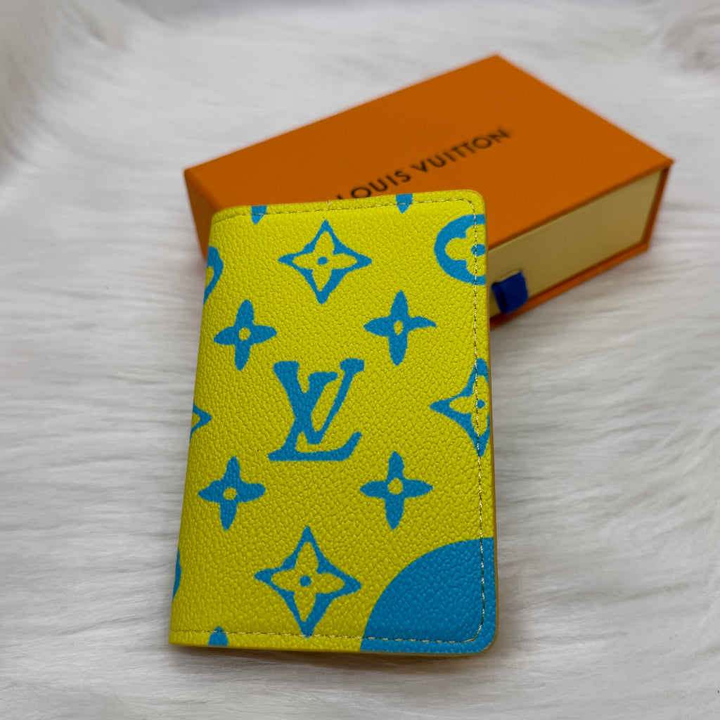 Louis Vuitton Lime Monogram Playground Canvas Pocket Organizer
