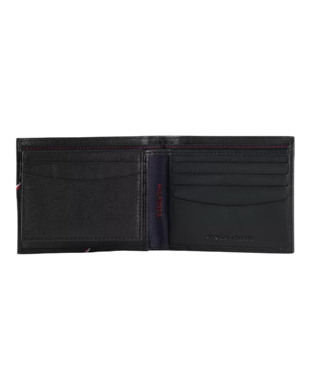Tommy Hilfiger Black Textured Wallet |Black|