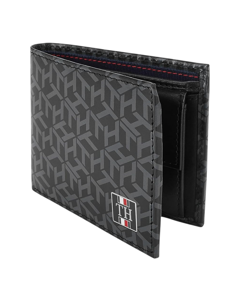 Tommy Hilfiger Franco Printed Wallet |Black|