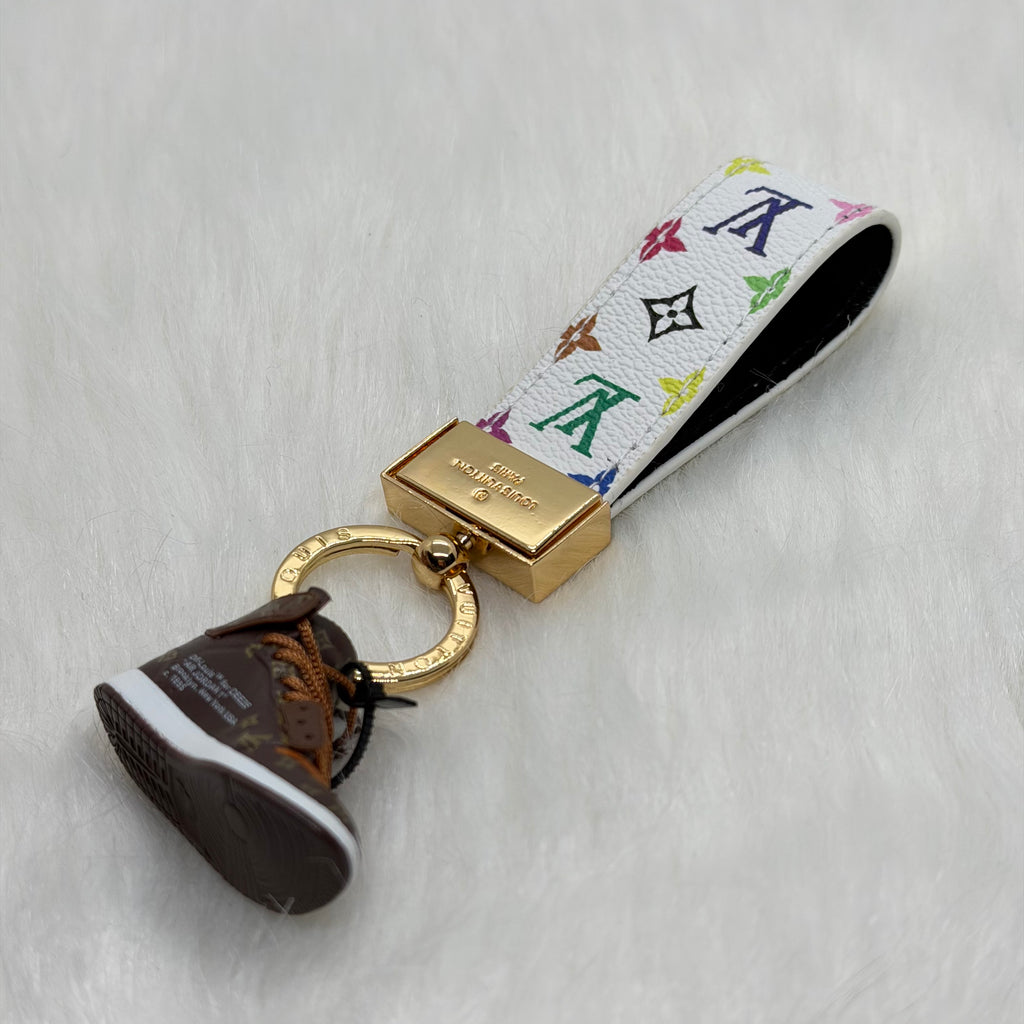 Louis Vuitton Sneaker Keychain |White|