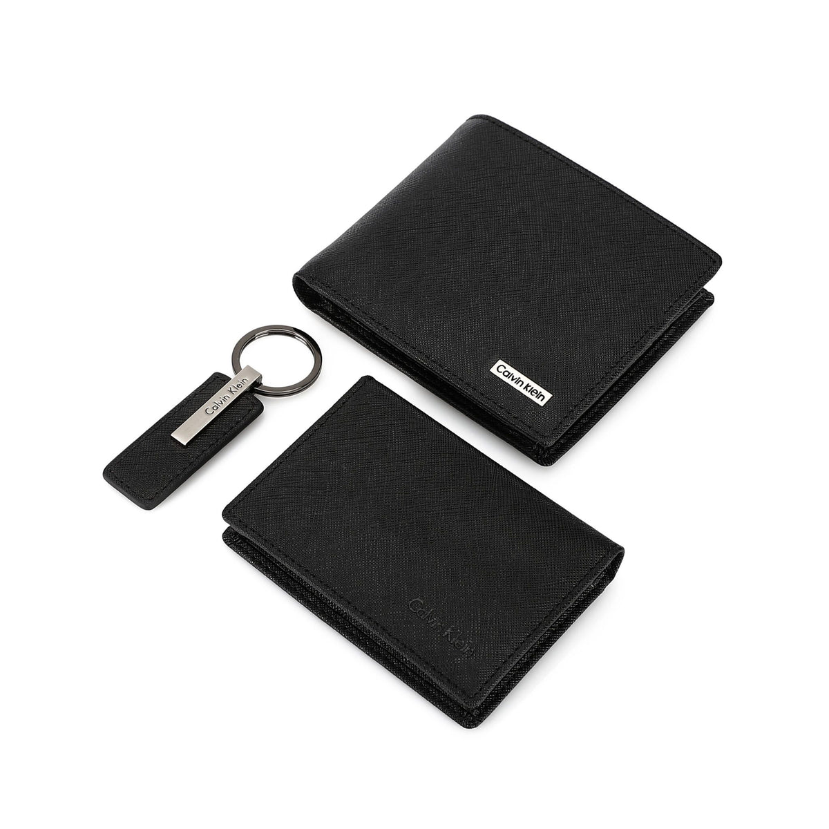 Calvin Klein Set Wallet , Card Holder & Keychain