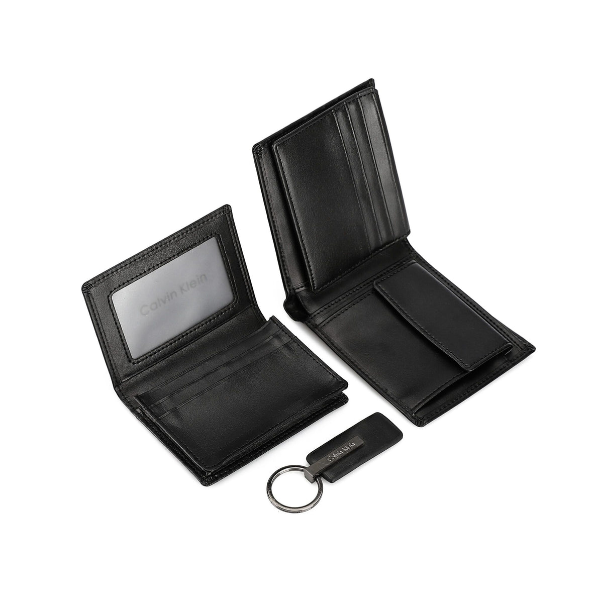 Calvin Klein Set Wallet , Card Holder & Keychain