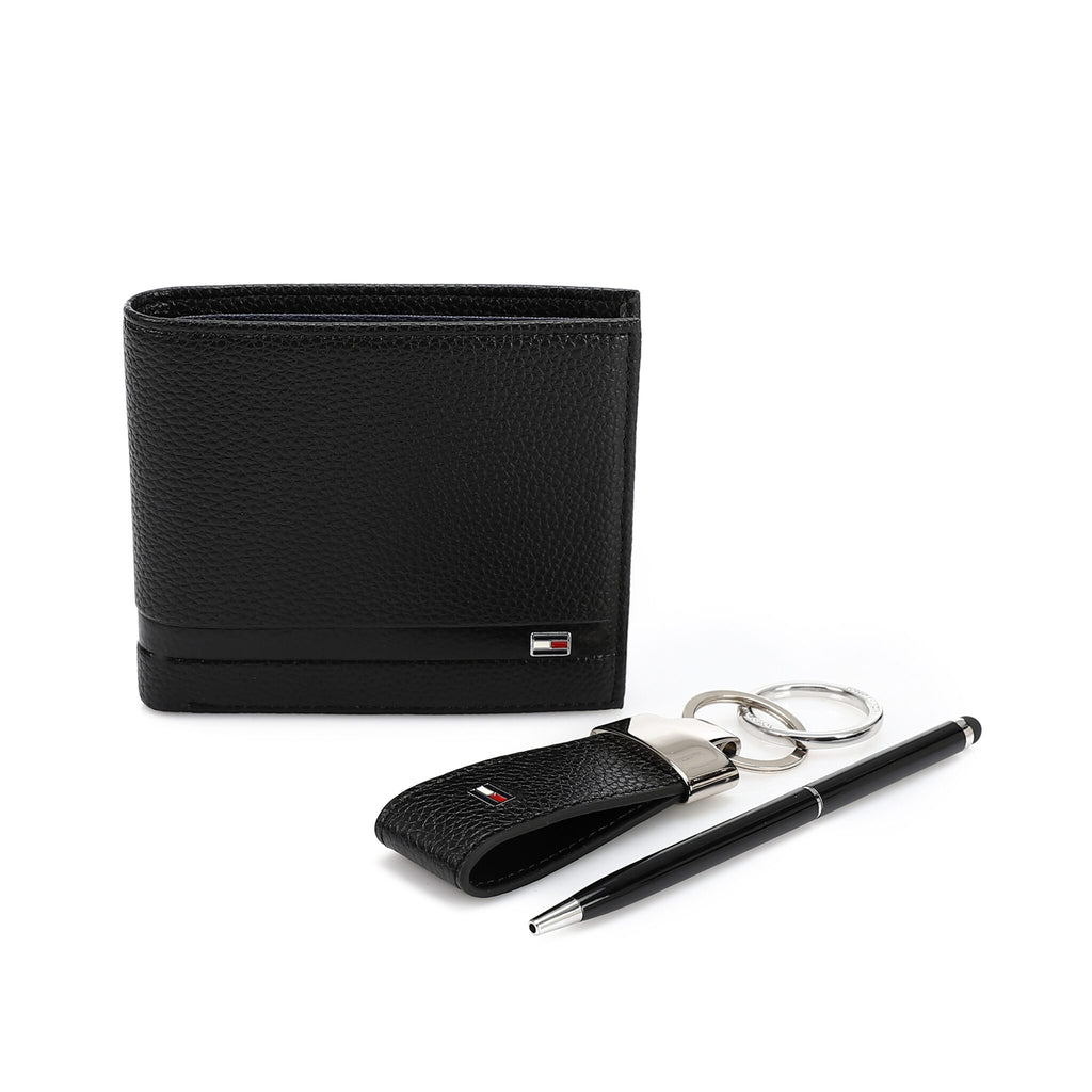 Tommy Hilfiger Set Wallet , Keychain & Pen